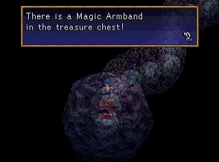 magic armband in a chest