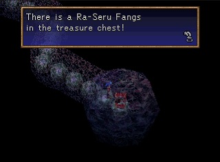 ra-seru fangs in a chest