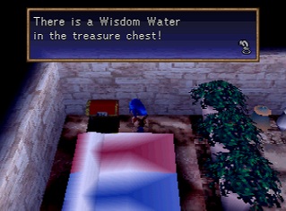 wisdom water from a chest