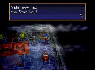 Star key in a case