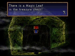 magic leaf in a chest