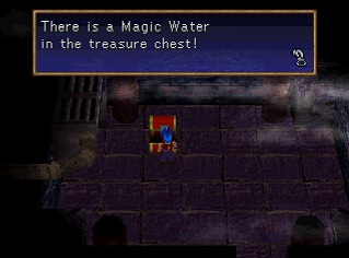 magic water in chest