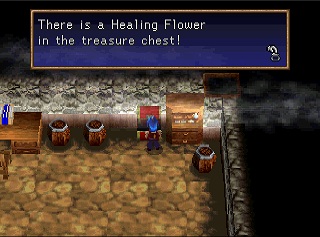 Healig flower in chest