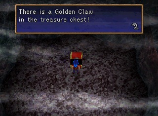 golden claw in chest