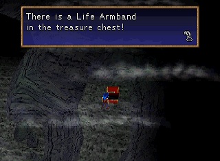 life armband in chest