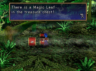 magic leaf in chest