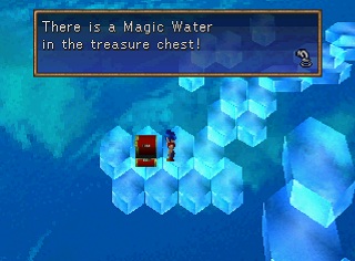 magic water in a chest