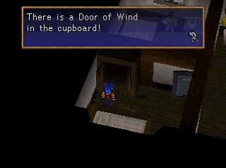 door of wind in cupboard