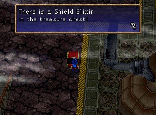 Shield Elixir in chest.