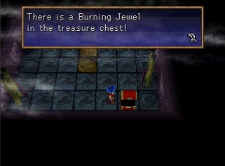 Burning Jewel in a chest